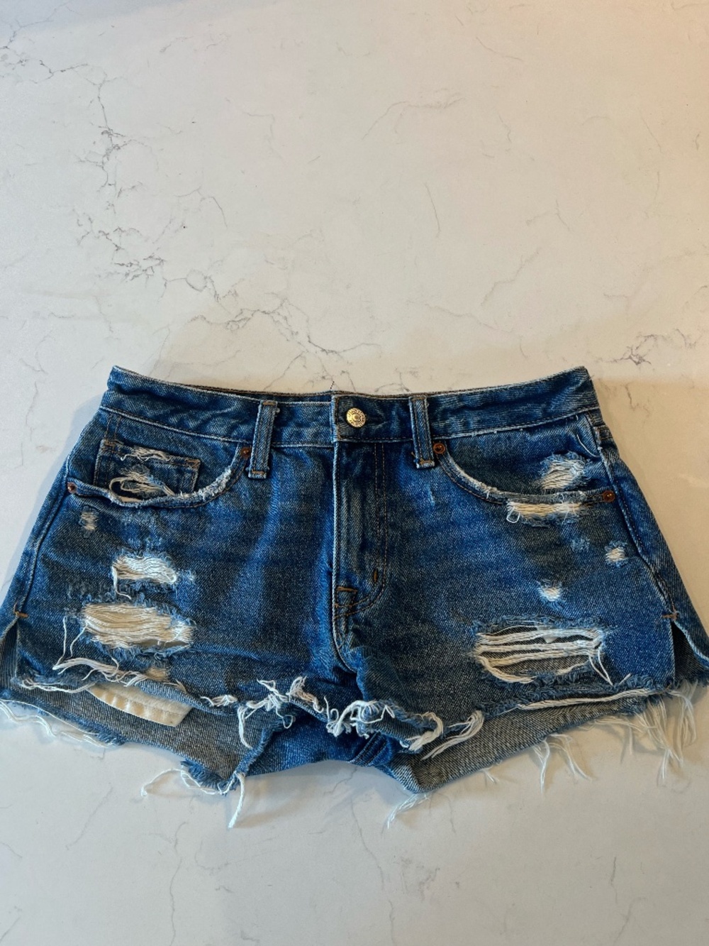 Abercrombie Low Rise Denim Shorts